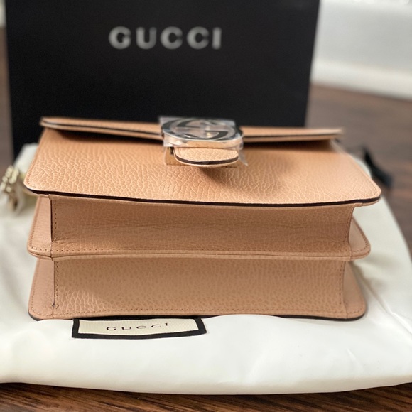 GUCCI LEATHER CROSSBODY BAG - Picture 5 of 8